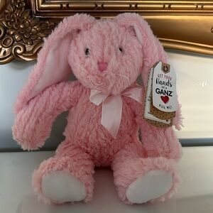 Ganz 11” Stuffed Plush - Pink Bunny Rabbit